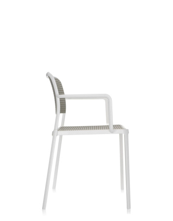 Audrey Chair White Gray
