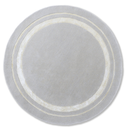 Laura Ashley Redbrook Silver ROUND Carpet 081804