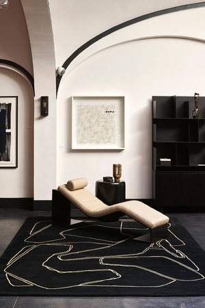 Toulemonde Bochart Amalgame Noir carpet