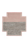 Gan Mangas Space Plait Pink Square Carpet
