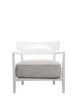 Cara Armchair White Beige