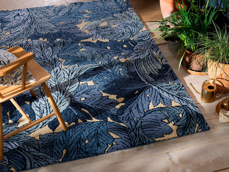 Morris&Co Acanthus Indigo rug 427318