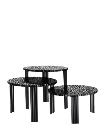 T-Table 28 cm Stolik Kawowy Czarny