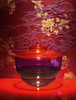 Shibuya Vase Orange Purple Gray