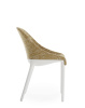 Eleganza Ela Chair White Mustard