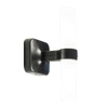 Nemo Crown Applique Black Plated Wall Lamp