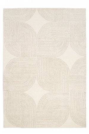 Carpet Decor Ornate Beige Handmade Collection rug