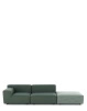 Plastics Outdoor Liberty 2 Seater + 1 Pouf Obi Check Sofa Green