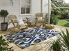 Sanderson Dandelion Clocks Kasuri Indigo 446208 Outdoor rug