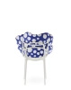 Alice's Flowers Pillow Blue Dots
