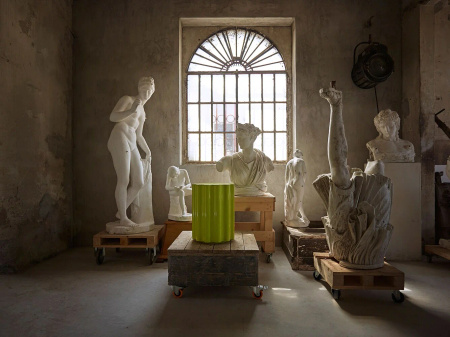Colonna Stolik Pomocniczy Różowy