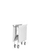  Battista Metallized Trolley White