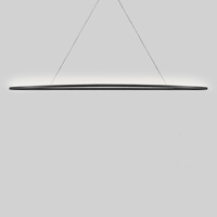 Nemo Ellisse Mega Uplight Pendant Lamp 3000 K Black