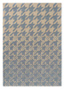 Ted Baker Houndstooth Washed Blue rug 455708