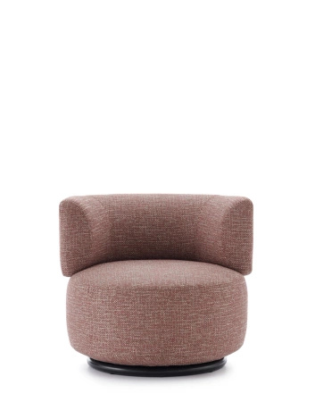 K-Waiting Texture Swivel Armchair Maroon