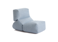 Gan Grapy Outdoor Soft Vichy Blue Seat