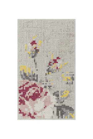 Gan Canevas Flowers Natural Carpet