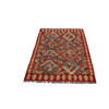 Wool kilim afghan rug multicolored 100360 145x100