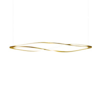 Lampa Wisząca Poziomo Nemo In The Wind 2700 K Złoty