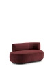 K-Waiting Dormeuse Chenille Leżanka Bordowy