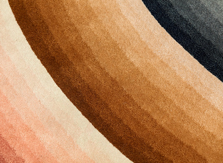 Gan Round Mirage Nude Carpet
