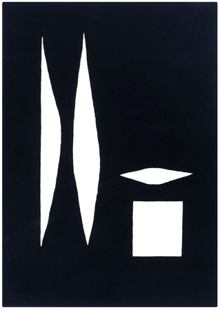 Toulemonde Bochart Nanquim Noir carpet