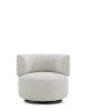 K-Waiting Bouclè Armchair White