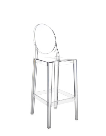 One More 75 cm Hocker Transparent