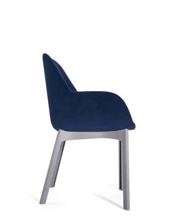 Clap Aquaclean Armchair Gray Navy Blue
