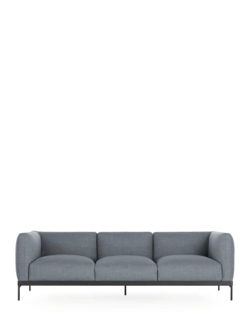 Asia Three-Seater Sofa (Panamino) Blue