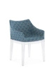 Madame Liberty Chair Transparent Blue
