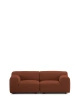 Plastics Duo Two-Seater Orsetto Sofa Rusty
