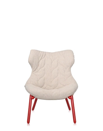 Foliage Trevira Armchair Red Beige