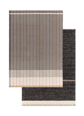 Gan Reversible Carpet Black