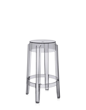 Charles Ghost 65 cm Bar Chair Smoky