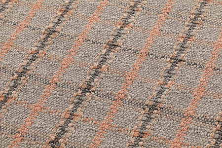 Dywan Gan Garden Layers Tartan Terracotta