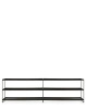Trays 240 cm x 40 cm Regał Czarny