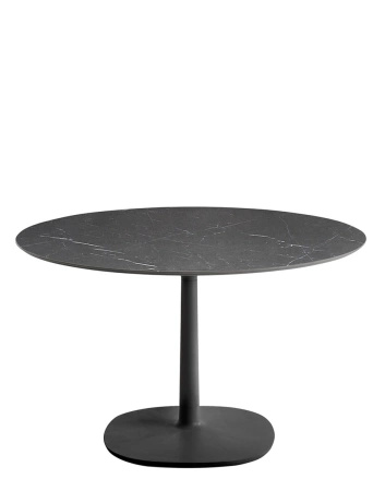 Multiplo Round Ø118 cm Black Marquina Table