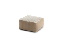 Gan Raw Small White pouf
