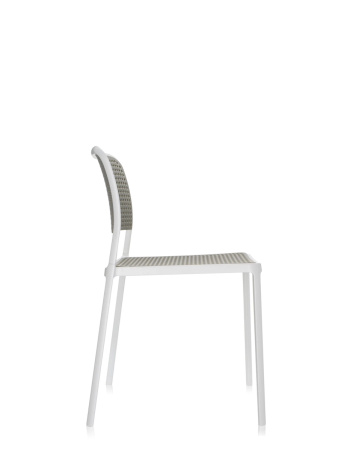 Audrey Chair White Gray
