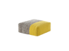 Gan Mangas Space Plait Square Puff Yellow