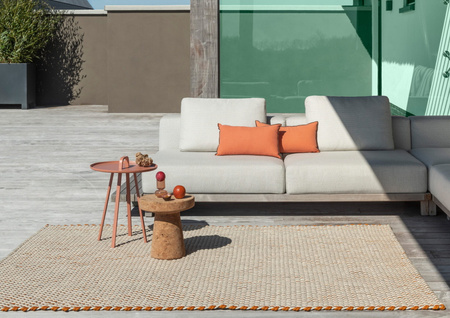 Brink&Campman LACE TRICOLORE WHITE, SAND, MANGO carpet 496901