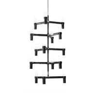 Nemo Crown Multi Black Plated Pendant Lamp