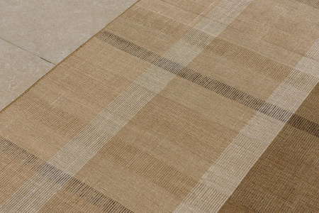 Brink&Campman Zona Block Stripe & Check Cashew Carpet 497501 