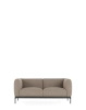 Asia Sofa Two-Seater (Bouclè) Beżowy