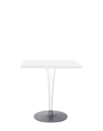 Top Square Outdoor Table White