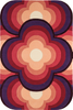 Toulemonde Bochart Flower Power Fuchsia Carpet