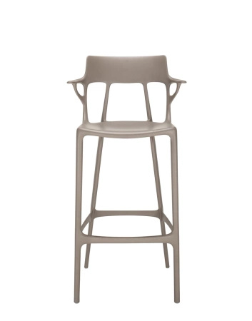 A.I. Stool Recycled 75 cm Hocker Grey