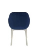 Clap Aquaclean Armchair White Navy Blue