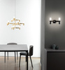 Lampa Ścienna Nemo Crown Wall 2 Polerowane Aluminium
